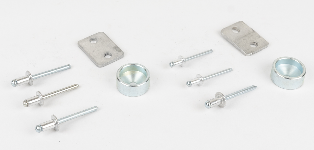 Anschlag-Set oben für gebördelte Steckleitern Anschlag-Set oben für gebördelte Steckleitern