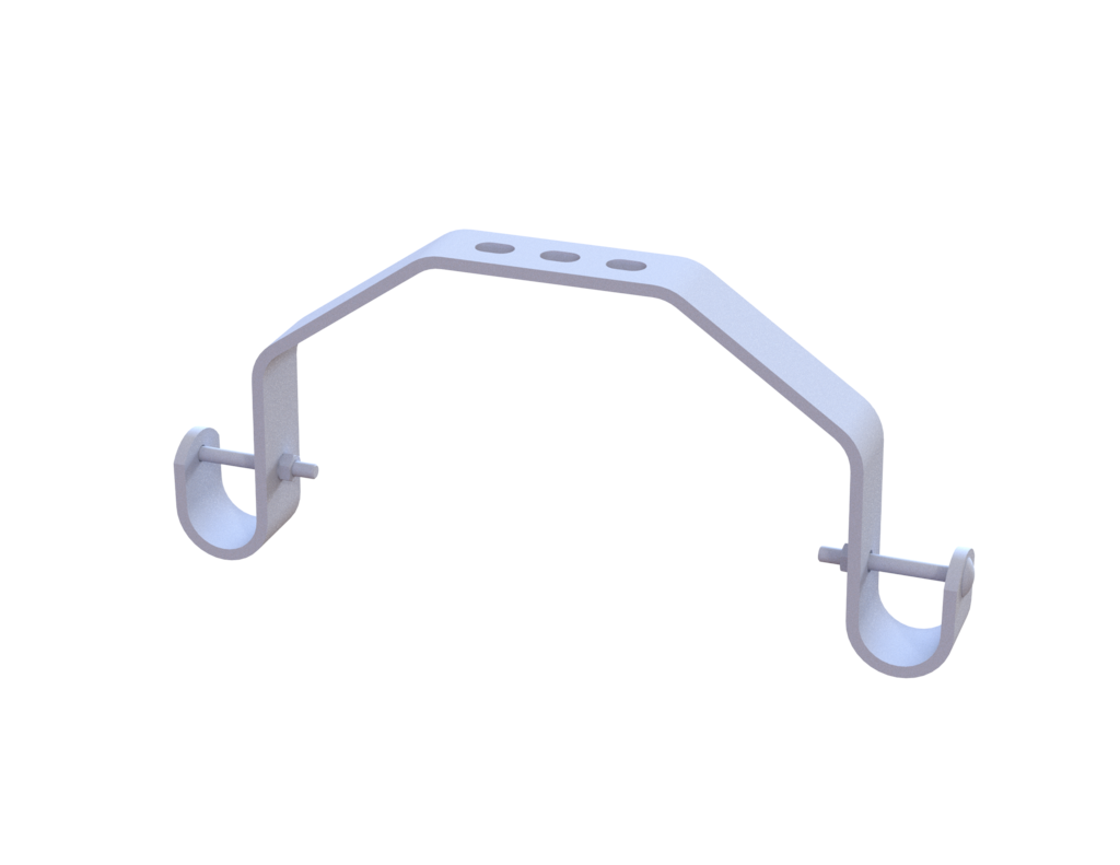 Wandbefestigungen für Ø 48, Stahl